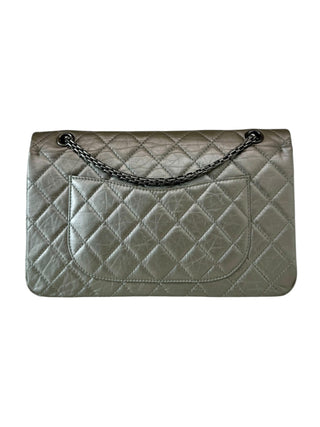 Chanel Light Gold Metallic Aged Calfskin Quilted 2.55 Reissue 227 Flap Bag