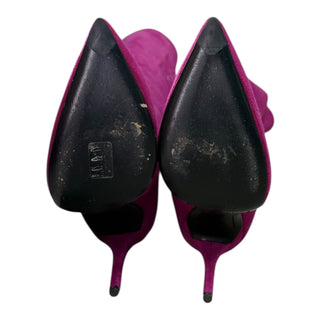 Vero Cuoio Fuchsia Suede Over-the-Knee Stiletto Boots