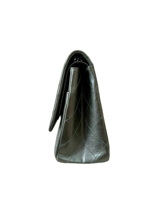 Chanel Light Gold Metallic Aged Calfskin Quilted 2.55 Reissue 227 Flap Bag