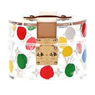 Louis Vuitton x Yayoi Kusama Multicoloured Transparent Plexiglass Monogram Painted Dots Box