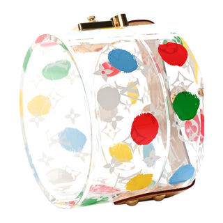 Louis Vuitton x Yayoi Kusama Multicoloured Transparent Plexiglass Monogram Painted Dots Box