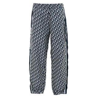 Christian Dior Navy Blue Oblique Track Pants