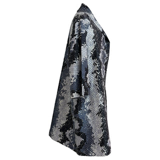 Prada Python Print Wool-Silk Jacket and Dress Set