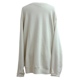 Gucci Floral Cream Cotton Oversized Sweatshirt