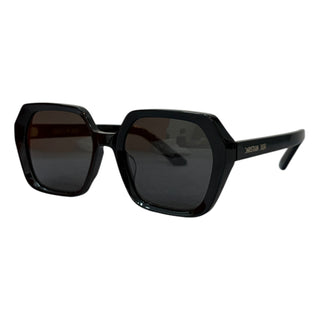 Christian Dior Black Acetate Square Frame Sunglasses