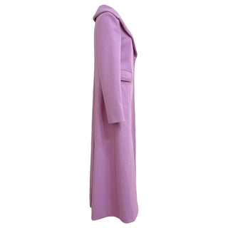 Valentino S.p.A. Lilac Wool Maxi Coat