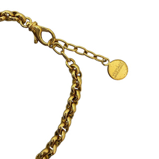 Versace Gold-Tone Medusa Pendant Chain Necklace
