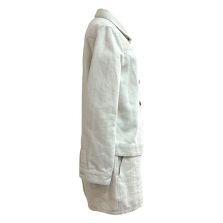 Louis Vuitton Beige Denim Jacket and Shorts Set