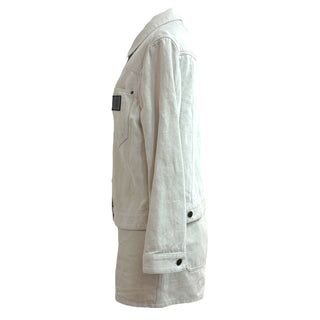 Louis Vuitton Beige Denim Jacket and Shorts Set