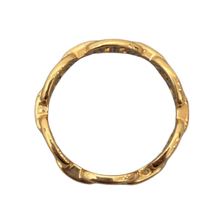 Hermès 18K Rose Gold Chaine d’Ancre Ring