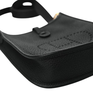 Hermès Black Evelyne TPM In Togo Leather With Gold Hardware