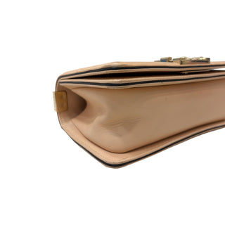 Chanel Beige Lambskin Mini Boy Bag With Gold Hardware