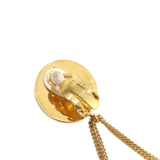 Chanel 31 Rue Cambon Matelasse Bag Motif Vintage Gold Earrings