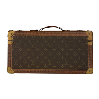 Louis Vuitton Vintage Monogram Trunk With Brass Hardware