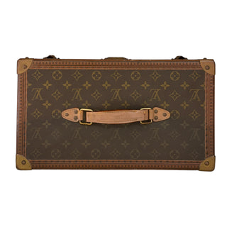Louis Vuitton Vintage Monogram Trunk With Brass Hardware
