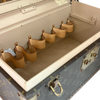 Louis Vuitton Vintage Monogram Trunk With Brass Hardware
