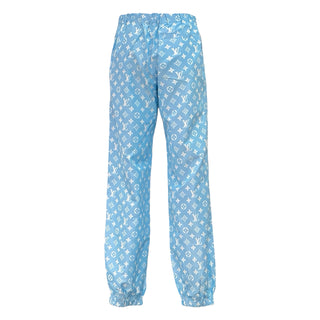 Louis Vuitton Blue Monogram Nylon Jogger Pants
