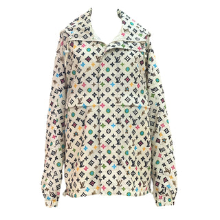 Louis Vuitton x Tyler the Creator Multicolor Monogram Beige Windbreaker Unisex Jacket