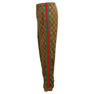 Gucci Brown GG Technical Jersey Track Pants