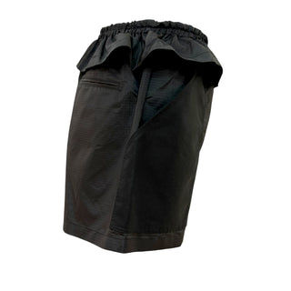 Louis Vuitton Black Ruffled Waist Zip Shorts