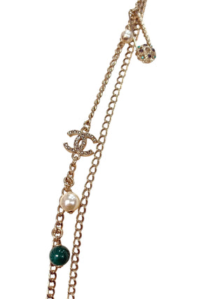 Chanel Charm Multi-Chain Necklace with CC Motifs
