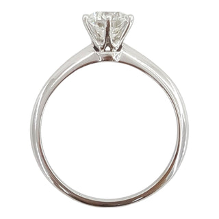 Tiffany & Co Platinum Diamond 0.72ct Solitaire Ring