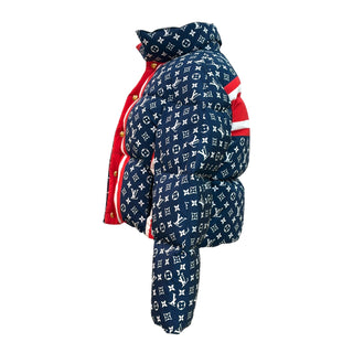 Louis Vuitton Tricolour Monogram Puffer Jacket