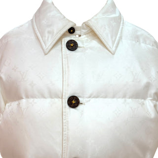 Louis Vuitton Cropped Monogram Puffer Jacket