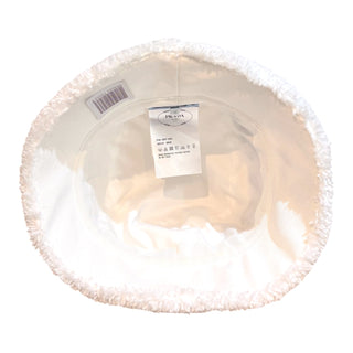 Prada Milano Logo-Embroidered Terrycloth Bucket Hat