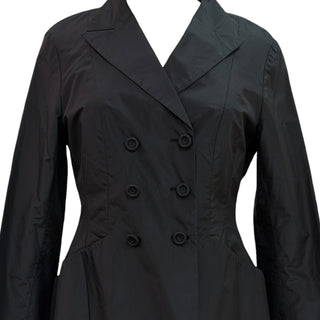 Christian Dior Tailored Double-Breasted Black Silk Jacket