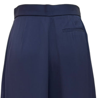 Givenchy Navy High-Waist Wide-Leg Tailored Trousers