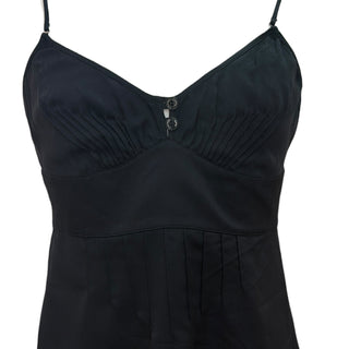 Chanel Black Silk Camisole Top