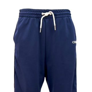 Celine Navy Logo Track Pants