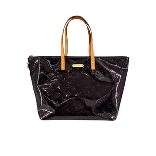 Louis Vuitton Amarante Monogram Vernis Bellevue GM Tote Bag