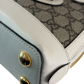 Gucci GG Supreme Horsebit Mini Top Handle Bag