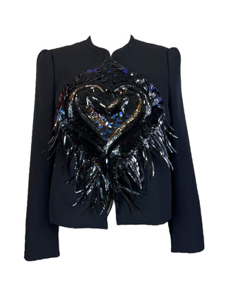 Louis Vuitton Collarless Sequin Jacket