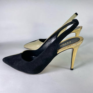Fendi Two Tone Heels