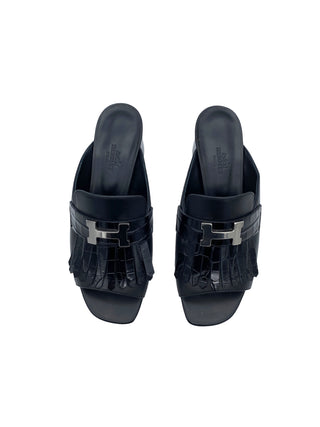 Hermès Crocodile Heels