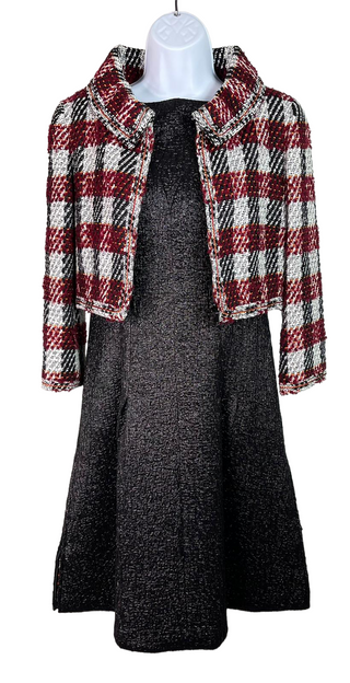Chanel Tweed Dress & Blazer Set