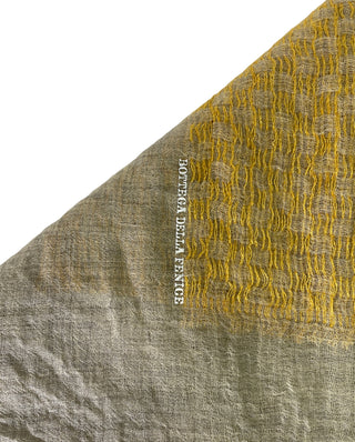 Natural Scarf With Gold Detailing