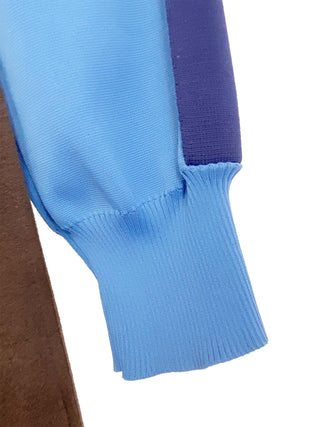 Louis Vuitton Two Tone Long Sleeve Zipped Dress