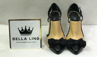 CHANEL Beige Bow Detail  Heels